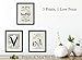 Louis Vuitton Vintage Luggage Wall Art Prints - Set of Three (8x10) Unframed Photos - Makes a Great Gift for Fashion Lovers and Home Decor