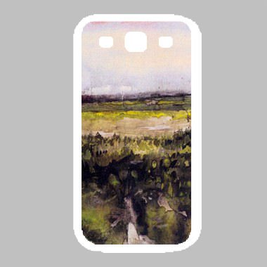 The Heath With A Wheelbarrow By Vincent Van Gogh White Samsung Galaxy S3 Case