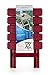Camco 51684 Red Regular Adirondack Portable Outdoor Folding Side Table, Perfect for The Beach, Camping, Picnics, Cookouts and More, Weatherproof and Rust Resistant