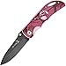 Elk Ridge - Outdoors Folding knife - Black Stainless Steel Blade, Purple Camo Coated Pink Aluminum Handle, Pocket Clip - EDEC, Hunting, Camping, Survival - ER-134PC, One Size