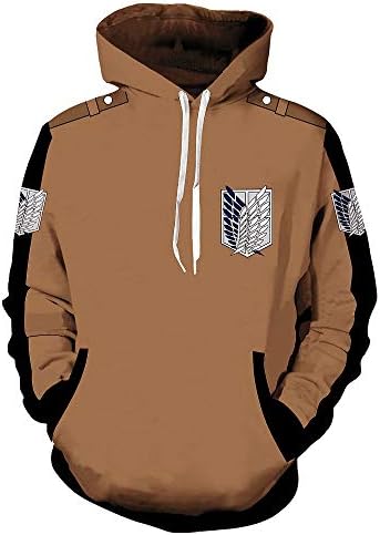GoldBucket Unisex Fashion Hoodies 3D Dragon Ball Z Naruto More