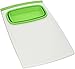 Prepworks by Progressive Over-the-Sink Cutting Board, PCB-3510G, Removable Collapsible Colander, Non-Skid Feet, Dishwasher Safe, Patented