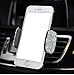 Ergonflow Luxury Rhinestone Bling Car Stand Phone Holder, Compatible with Air Vent or Dashboard, Fits iPhone X, 8, 7 Plus, 6, 6 Plus, SE, 5S, 5, 4S, 4 (Silver)