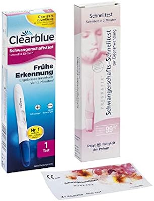 Clearblue Fruhe Erkennung Schwangerschaftstest 1x Pregnafix