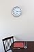 Elvoki Best Wall Clock, 12.5 Inch Quartz with Arabic Numerals – Office, Classroom Clock Silver