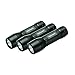 3pk Defiant 80 Lumen LED Flashlights & 9 AAA Batteries Included, Compact Lightweight, 4.25