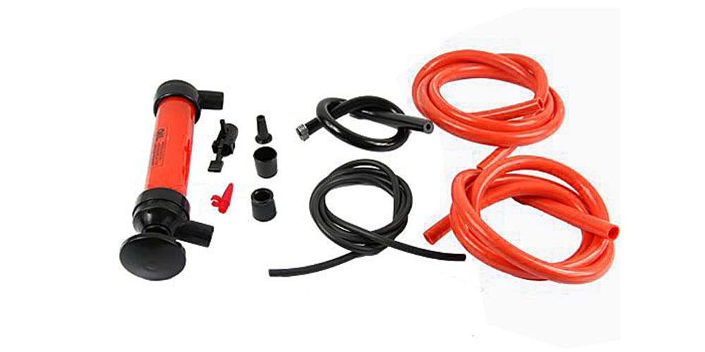 Hyfive Syphon Pump Vacuum Pump Suitable For Pumping Oil Petrol Diesel & Water - Perfect Small Water Pump and Fuel Transfer Pump - Oil Extractor Pump And Air Inflator