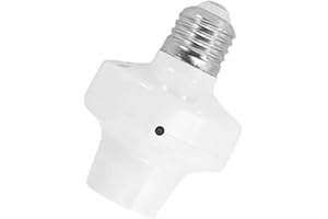 Haofy WiFi E27 Smart Light Socket Voice Control Delay Timing Bulb Holder for Cafe Bookstore Theme Restaurant Made of PC V0 Ma