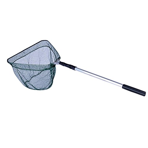 Musheng™ – Épuisette Triangulaire Télescopique Et Pliable Pour La Pêche – Avec Poignée Rétractable En Acier Inoxydable…