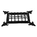 A29 Hardware Cast Iron Speakeasy Door Grill/Grille with Viewing Door, Black Powder Coat Finish, Medium Size