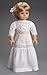 CARPATINA Edwardian White Dolls Dress, Fits 18