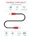 MofaHz Cat 8 Ethernet Cable 5ft,High-Speed 40Gbps, 2000MHz, Double Shielded RJ45 Internet LAN Network Cable for Gaming, Router, PS6, Xbox