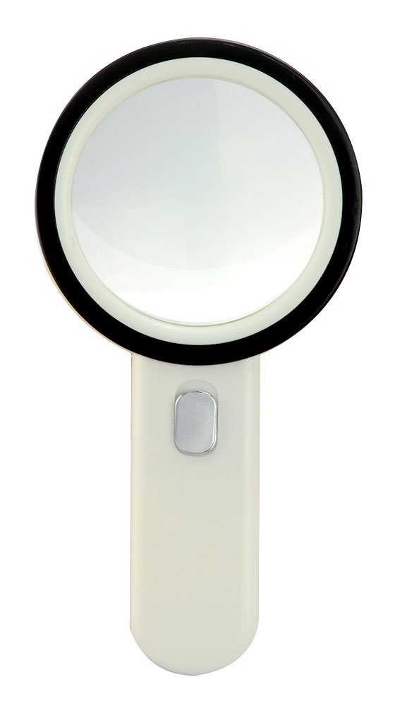 NumberOne 10X LED Lighted Magnifier, Handheld Magnifying Glass