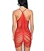 ADORNEVE Beach Tops Sexy Perspective Cover Dresses Bikini Cover-ups Net