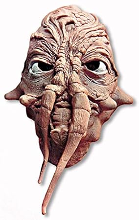 Horror-Shop Science Fiction Maske Alien hautfarben