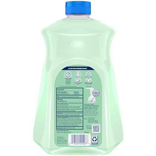 DIAL ANTIBACTERIAL FOAMING HAND SOAP REFILL, FRESH PEAR, 52 FL OZ