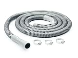 Washing Machine Drain Hose | 12 Foot | Universal Fit | Heavy Duty Discharge Hose for Washer