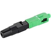 OFCN 20pcs ftth SCAPC Fiber Optic Fast Connector Fiber Quick Connector Suitable for Drop Cable,3.0mm,2.0mm