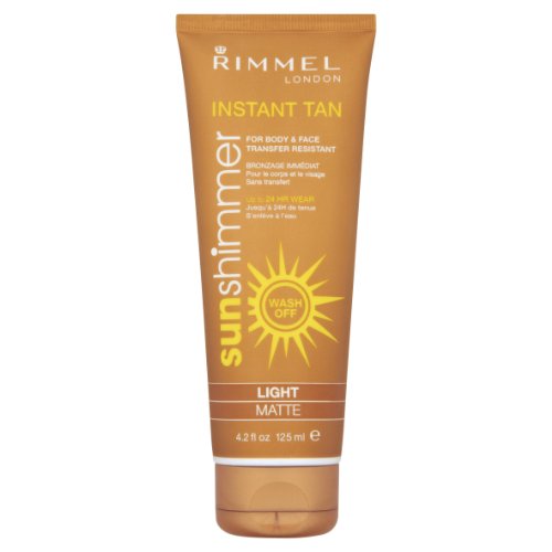 Rimmel Sunshimmer Instant Tan Make Up 125ml Light Matte