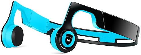 Bone Conduction Headphones, JUHALL Bluetooth V4.2 Earphones Wireless Sports Headset Built-in Mic Sweatproof for iPhone, Android, Other Bluetooth Enabled Devices (Blue)