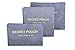 6 sets travel Organizers Packing Cubes Luggage Organizers Compression Pouches (gray)