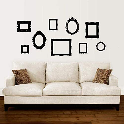 Baroque Picture Frame DECALS Set of 9 Picture Frame