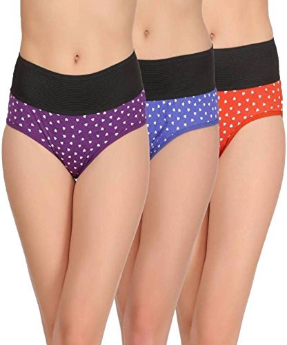 Women's Hipster Purple, Blue, Orange Panty