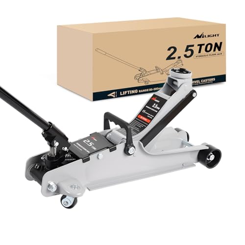 Nilight 2.5 Ton Floor Jack, Low Profile Hydraulic Trolley Car Jack with 360° Sw…