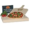 Pimotti 4 cm pizzasteen in set van vuurvaste stenen + schep + handleiding met recepten, beige, 4 cm