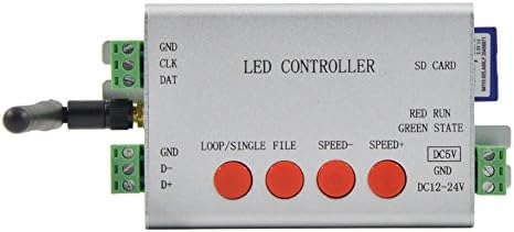 ishareled Ied wifi controller,1 port control 2048 pixels,DMX512 controller,support WS2812,DMX512,etc.Controlled by android phone via WLAN