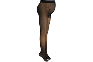 Bonuci Maternity Pantyhose Pregnancy Fleece Lined Tight Women Stretchy Opaque High Waist Legging