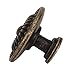 OULII 4pcs Vintage Kitchen Cabinet Pulls Drawer Dresser Knobs Handles, Bronze
