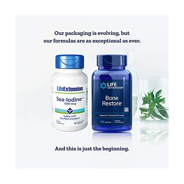 Life Extension SeaIodine 1000 mcg Iodine Supplement Without Salt