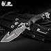HX OUTDOORS fixed blade knives with molle sheath,full tang Tanto companion knife (D-173)