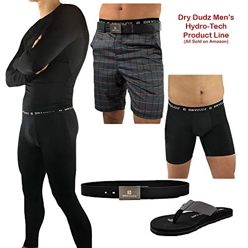 Dry Dudz Men's Hydro Tech Compression Short Gray-XL