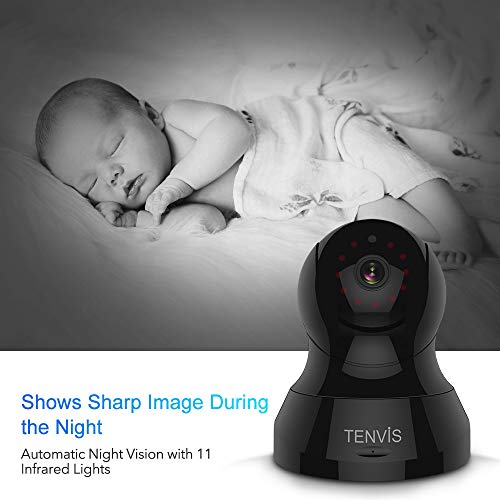 Pet Monitor Camera - TENVIS HD Wireless IP Camera w/Motion Detection, Two-Way Audio, Night Vision, iOS, Android App, Ideal Baby/Dog/Elder Security Camera