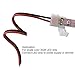 iCreating 8mm 2 Pin LED Strip Light Connector with Pigtail (10pcs), 3528 Flexible LED Connector Solderless Clamp On Pigtail Adapter for 8mm Wide SMD 3528 2835 Single Color Flexible LED Tape