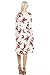 Reborn J Modest Shop LA MSLA7758 Floral Pleated Midi Dress With Pockets, Long Sleeve