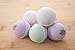 Bath Bomb Gift Set w/ Lavender, Coconut Milk & Lavender and Lavender Chamomile Scented Fizzies Bath Balls | Set of 6, Handmade in USA From Melrose Soaps
