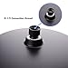 Hpbge Shower Head - High Pressure Fixed Mount Top Ceiling Rainfall Style for Bathroom (Matt Black)
