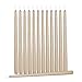 Hyoola 12 Pack Tall Taper Candles - 14 Inch Sahara Beige Dripless, Unscented Dinner Candle - Paraffin Wax with Cotton Wicks - 12 Hour Burn Time.