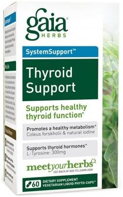 Thyroid Support 60 Capsules By Gaia Herbs Amazon De Drogerie Korperpflege