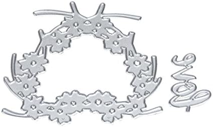 Die cutting for Paper Cards Craft, FIRERO Metal Mould for DIY Scrapbooking, Flowers, Apply to Sizzix Big Shot, Cricut Cuttlebug, Spellbinders and other Embossing Machines (G)