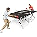 EastPoint Sports Easy Setup Table Tennis Table - 15mm - Features Durable Material, Easy Carry Handles and Wheels