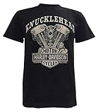 Harley-Davidson Men's Knucklehead Engine Short Sleeve T-Shirt Black 30298302 (L)