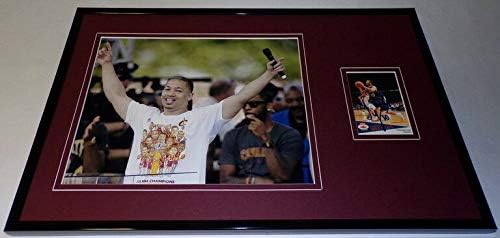 Tyronn Lue Signed Framed 11x17 Photo Display Cavaliers Champs Parade