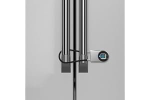 Fingerprint Fridge Lock Cabinet Lock eLinkSmart Cord Padlock for French Door Refrigerator Child Proof with Waterproof 1000+ App Users 38cm 6 inch Steel Cable Lock for Gym Locker Cupboard Luggage