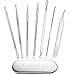 Blackhead Remover, Wewdigi 7-PCS Pimple Comedone Extractor,Blackhead Whitehead Blemish Acne Zit Removal Tool for Risk Free Nose Face (Sliver)