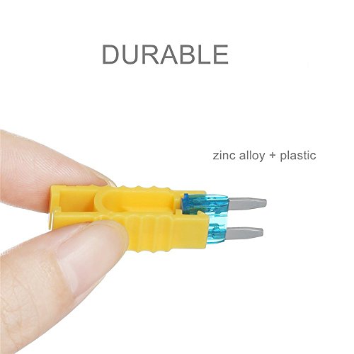 Car Fuses 100pcs Assorted Standard Blade Fuse Set 2A 3A 5A 7.5A 10A 15A 20A 25A 30A 35A, OUHL Auto Truck Car Fuses Kit Boat SUV Automotive Replacement Fuse, Puller Included