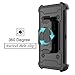 DONWELL Galaxy S10e Case S10 Lite Case Hybrid Shockproof Heavy Duty Rugged Protective Cover with Kickstand and Belt Clip Holster Compatible for Samsung Galaxy S10e / S10 Lite 5.8 inch 2019 (Black)
